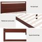 Ellie Bed Frame Wooden - Walnut King Single