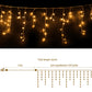 32M Christmas Lights Solar Icicle String Light 960 LED Decor - Warm White