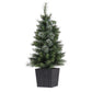 3ft 90cm 80 LED Christmas Tree Potted Xmas Party Decorations