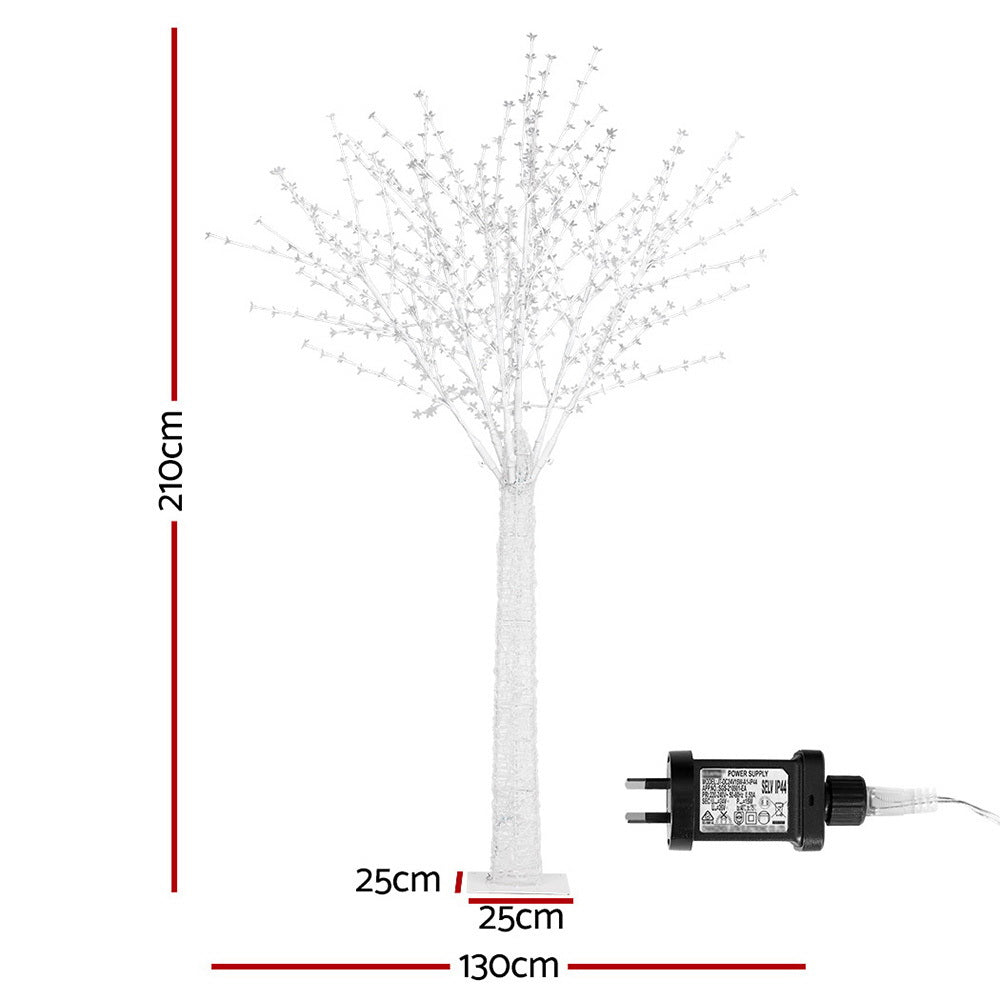 7ft 2.1m 780 LED Christmas Tree Cherry Blossom Trees Xmas Decor