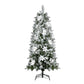 6ft 1.8m 564 Tips Christmas Tree Xmas Tree Snow Flocked Flowers Decor