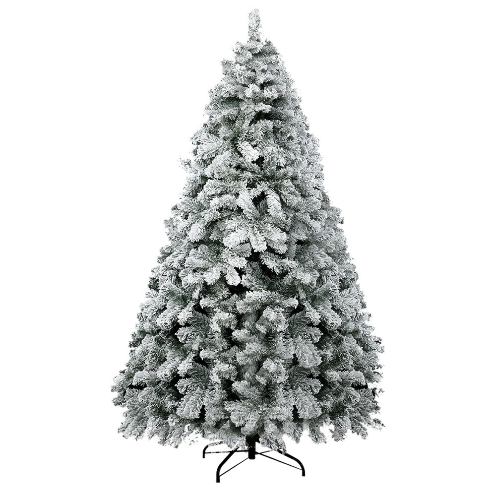 6ft 1.8m 468 Tips Christmas Tree Snow Flocked Xmas Tree Decorations