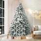 6ft 1.8m 468 Tips Christmas Tree Snow Flocked Xmas Tree Decorations