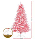 6ft 1.8m 810 Tips Christmas Tree Xmas Tree Snowy Party Decor