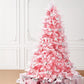 6ft 1.8m 810 Tips Christmas Tree Xmas Tree Snowy Party Decor