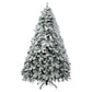 7ft 2.1m 780 Tips Christmas Tree Snow Flocked Xmas Tree Decorations