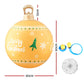 Merry Giant Bauble Ball Christmas Inflatable LED Illuminated Xmas Decoration Gold - 60cm