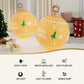 Merry Giant Bauble Ball Christmas Inflatable LED Illuminated Xmas Decoration Gold - 60cm