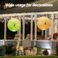 Merry Giant Bauble Ball Christmas Inflatable LED Illuminated Xmas Decoration Gold - 60cm