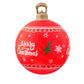 Merry Giant Bauble Ball Christmas Inflatable LED Illuminated Xmas Decoration Red - 60cm