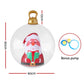 Santa Giant Bauble Ball Christmas Inflatable Outdoor Xmas Decoration Clear - 60cm