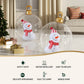 Snowman Giant Bauble Ball Christmas Inflatable Outdoor Xmas Decoration Clear - 60cm