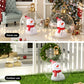 Snowman Giant Bauble Ball Christmas Inflatable Outdoor Xmas Decoration Clear - 60cm