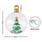 Tree Giant Bauble Ball Christmas Inflatable Outdoor Xmas Decoration Clear - 60cm