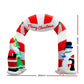 Archway Santa Christmas Inflatable Illuminated Xmas Decorations - 3M