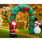 Archway Christmas Inflatable Illuminated Xmas Decorations - 2.8M