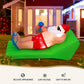 Santa Bench Christmas Inflatable LED Illuminated Xmas Decorations - 1.8M