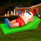 Santa Bench Christmas Inflatable LED Illuminated Xmas Decorations - 1.8M