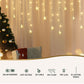 6M Christmas Icicle Lights String Light 160 LED Solar Powered Warm