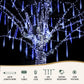 7M Christmas Lights Shower Light 288 LED Icicle Falling Metor