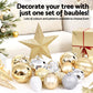 125pcs Christmas Tree Decorations Set Baubles Ornaments Party