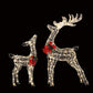 2-Pieces Christmas Lights 170 LED Fairy Light Reindeer Decorations