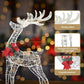 2-Pieces Christmas Lights 170 LED Fairy Light Reindeer Decorations