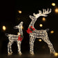 2-Pieces Christmas Lights 170 LED Fairy Light Reindeer Decorations