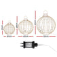 Christmas Lights 360 LED Fairy Light 3pcs Ball Decorations Set