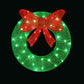 60cm Christmas Wreath Motif 50 LED Solar Xmas Decorations