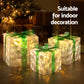 Christmas Lights 70 LED Fairy Light 3 Pieces Gift Box Decorations Set