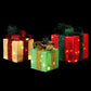 Set of 3 Christmas Lights 60 LED Fairy Light Gift Box