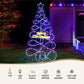 5.5ft 1.7m 230 RGB LED Christmas Tree Motif Lights Xmas Trees Decoration