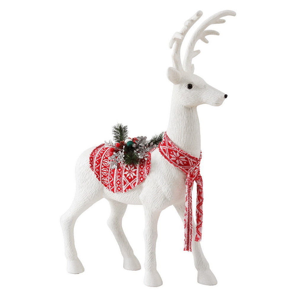 Christmas Reindeer 80cm Glitter Deer Ornaments Party Decorations