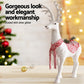 Christmas Reindeer 80cm Glitter Deer Ornaments Party Decorations