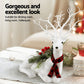 Christmas Reindeer 32cm Glitter Deer Ornaments Party Decorations