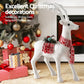 Christmas Reindeer 60cm Glitter Deer Ornaments Party Decorations