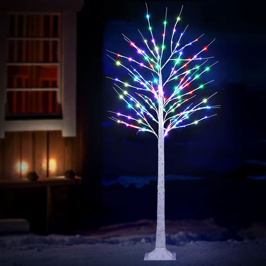 5.5ft 1.7m 120 LED Christmas Tree Twigs Lights Xmas Trees Decoration