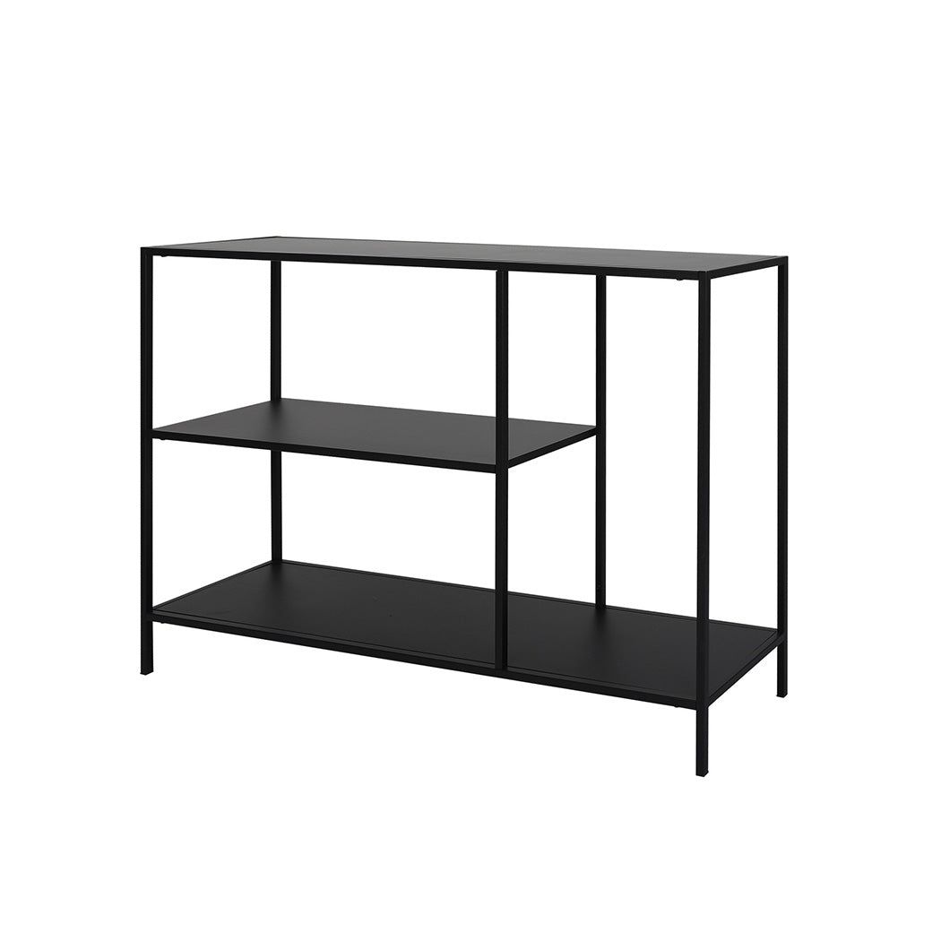 3-Tier Console Table Office Furniture - Black