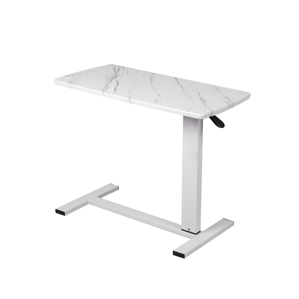 Levede Standing Desk Sofa Bed Side Table White No Slots