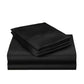 SUPER KING 3-Piece Quilt Cover Set Bedspread Pillowcases - Black