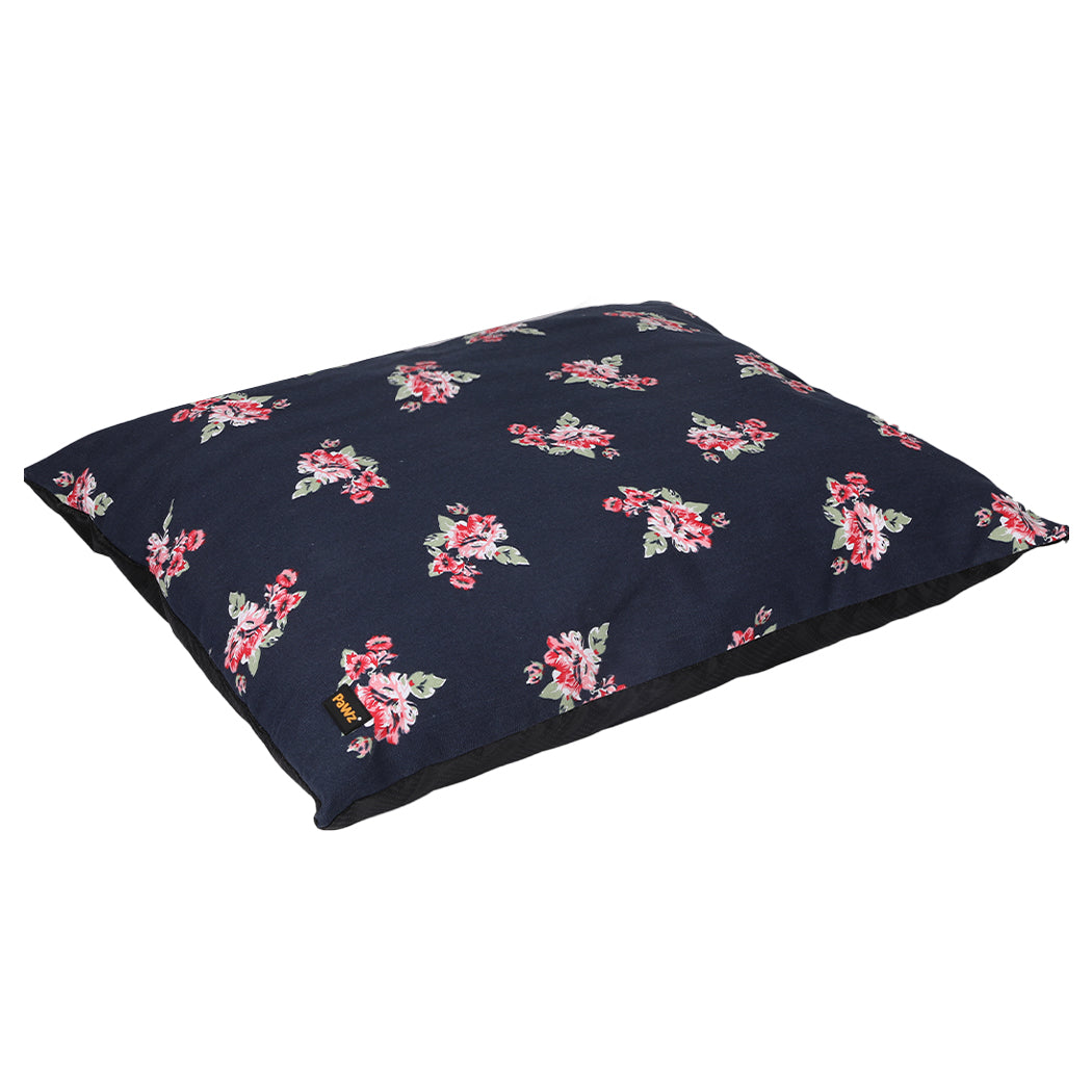 MEDIUM Dog Beds Calming Pet Washable - Navy