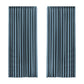 Set of 2 180x250 Blockout Curtains Chenille - Blue