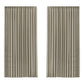 Set of 2 240x250 Blockout Curtains Chenille - Coffee