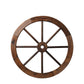 Outdoor Ornaments Large Wooden Wagon Wheel Rustic Garden Decor Indoor