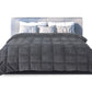 Queen Dreamz Quilt Doona Comforter Blanket Grey