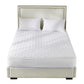 KING SINGLE Mattress Protector Bamboo - White