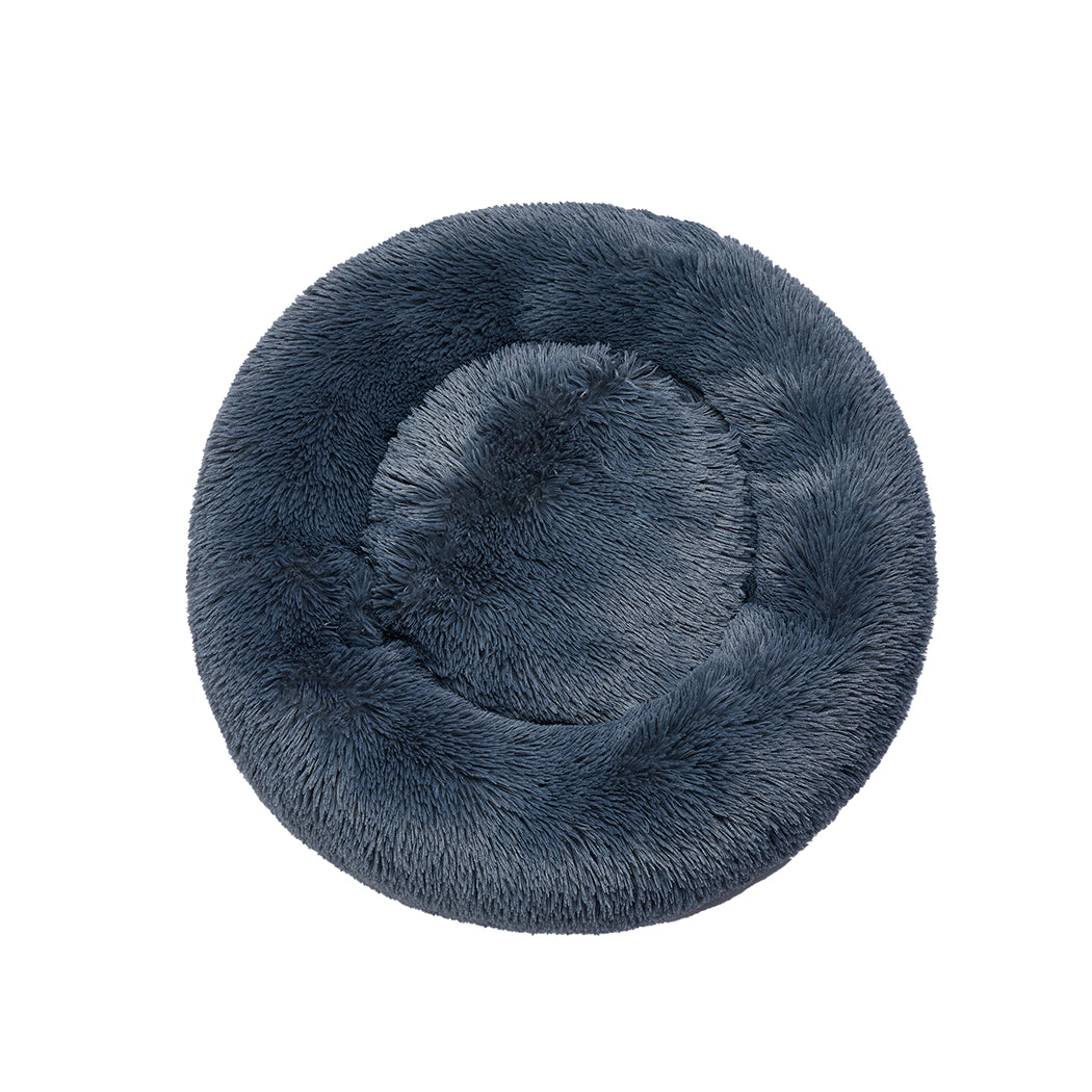 XXXLarge Dog Beds Pet Donut Nest Calming - Dark Grey