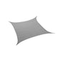 Sun Shade Sail Cloth Canopy Outdoor Awning Rectangle Cover Grey 2x2.5