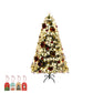 6ft 1.8m 230 Tips Christmas Tree Xmas Decorations Fibre Optic Multicolour Lights